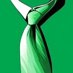 green necktie image